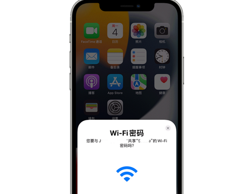 玛曲苹果15维修店分享iPhone15如何共享Wi-Fi密码 